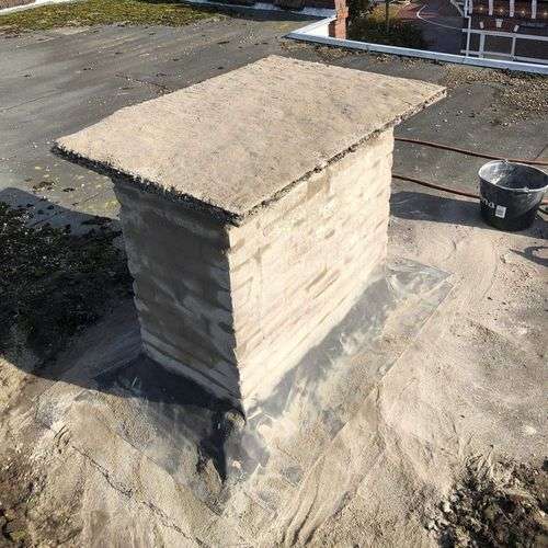 Schoorsteenrenovatie in Leiden gedaan